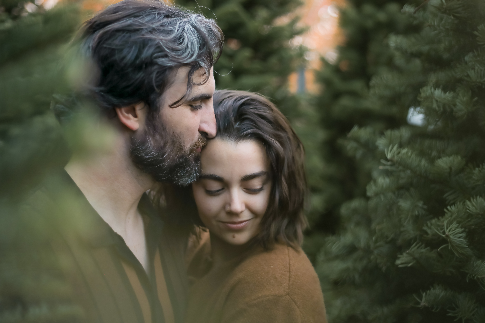 Christmas tree mini session photography